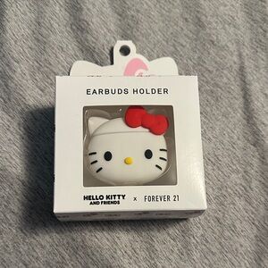 Hello Kitty Earbuds Holder -  Red Bow